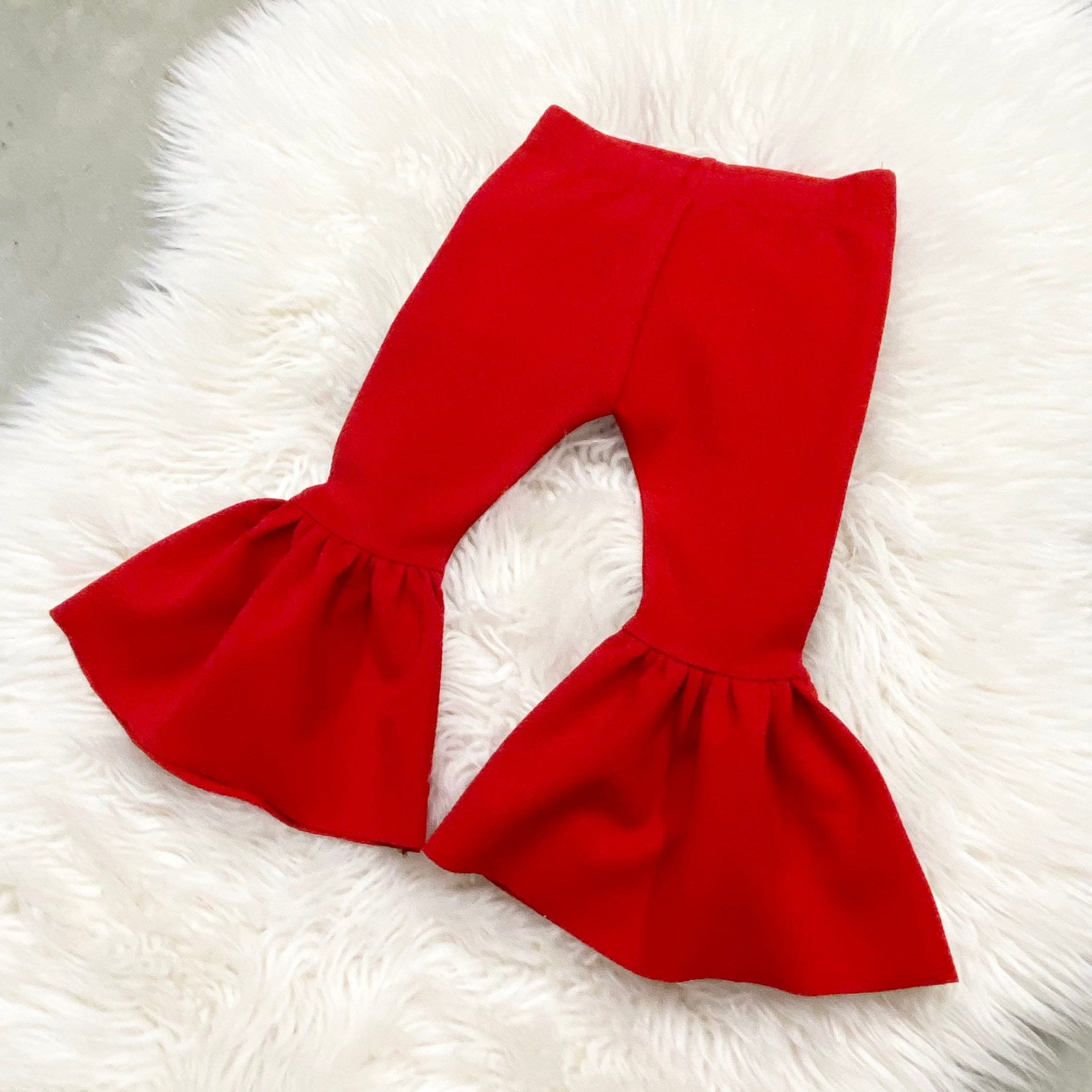 Red girls Bell pants, Valentines Day bell bottoms, birthday girls outfits, newborn bell leggings, toddler birthday outfits,