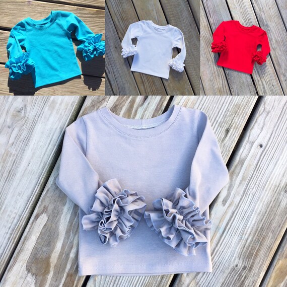 girls frilly tops