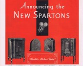 1931 Sparton Old Radios Original Vintage Advertisement with Neat Radio Phonographs