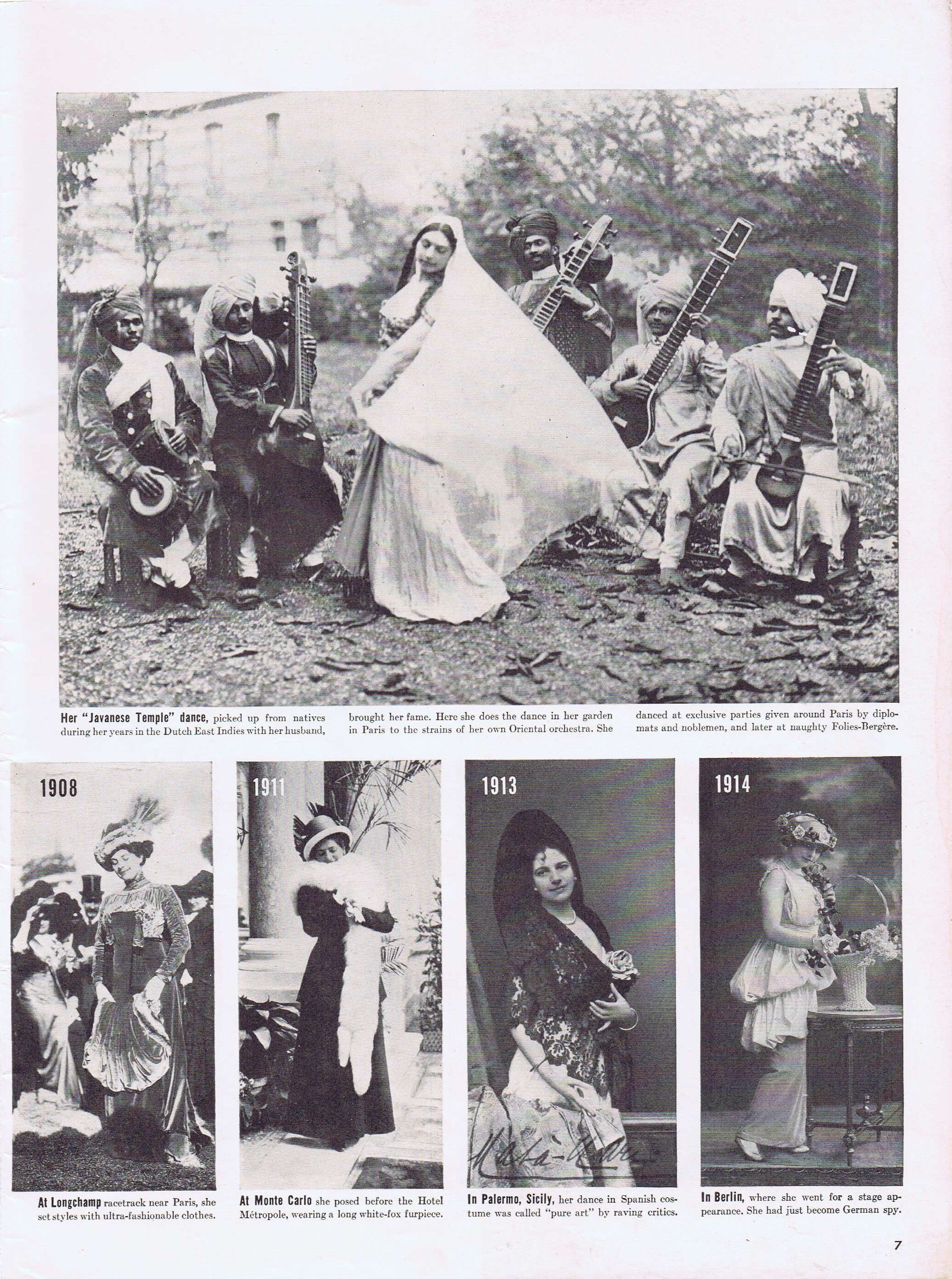 Mata Hari La Vraie Histoire Mata Hari Life Pictures From Her Scrapbook and Feature Story Unique Item