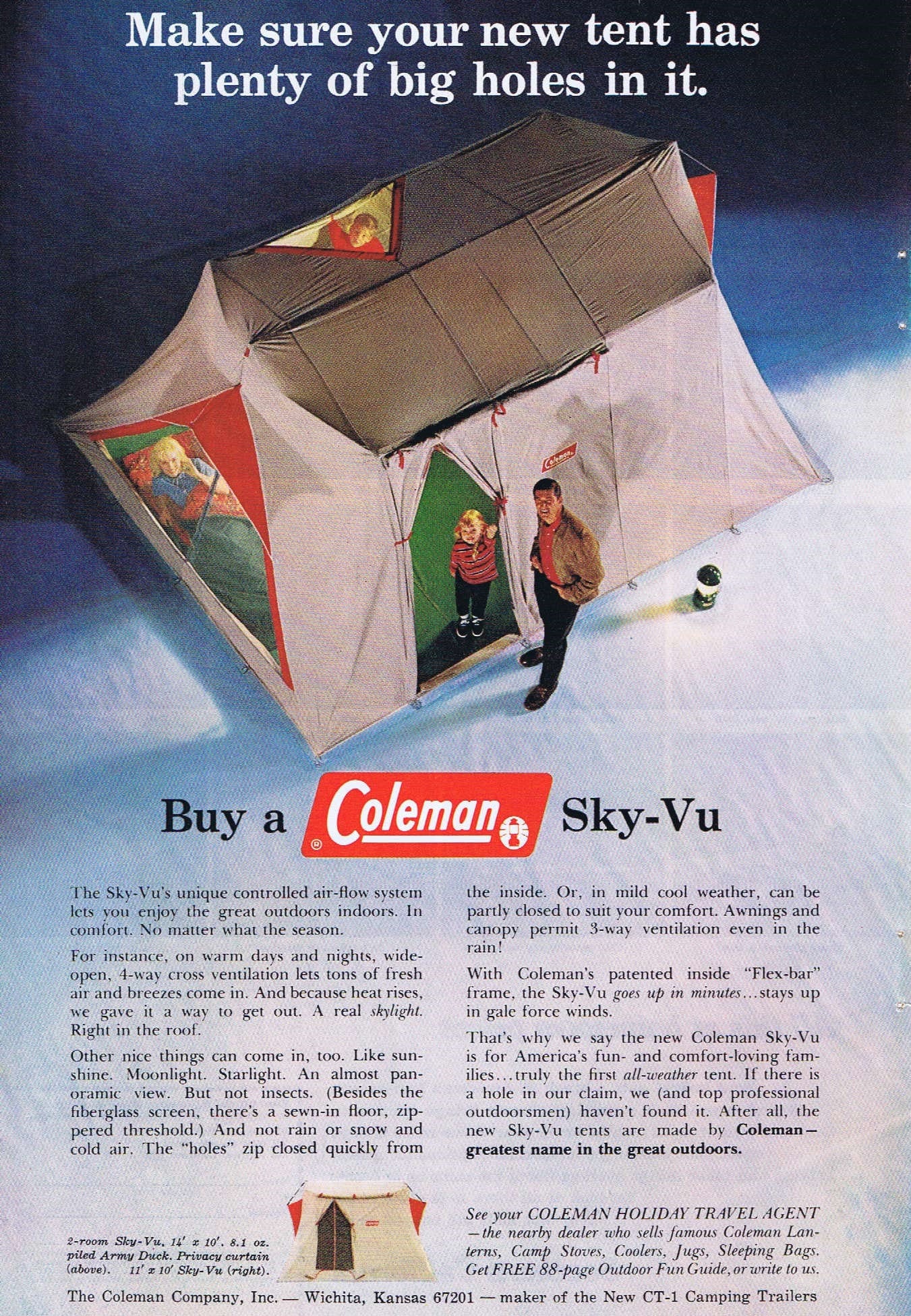 Older Coleman Tents