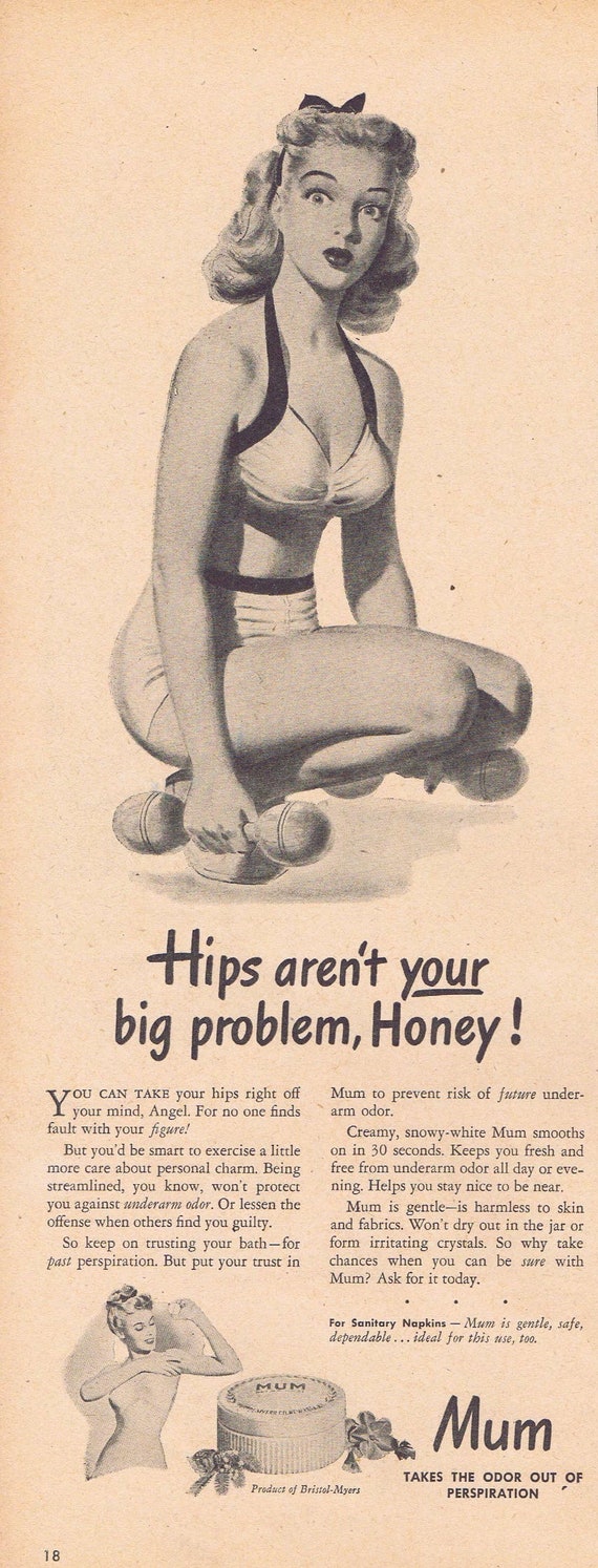 1946 Fit Pretty Girl Problem or Sonotone 600 Hearing Aids Original Vintage Advertisement