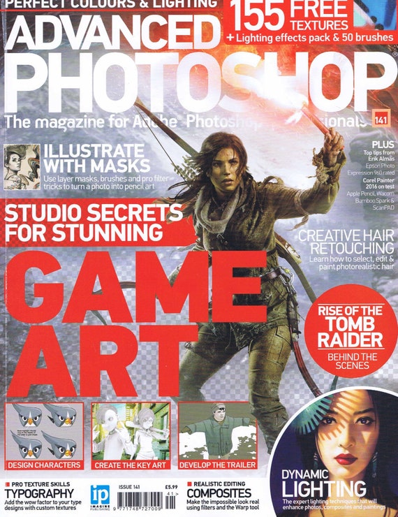 Advanced Photoshop Issue 141 Rise of the Tomb Raider and Game Art