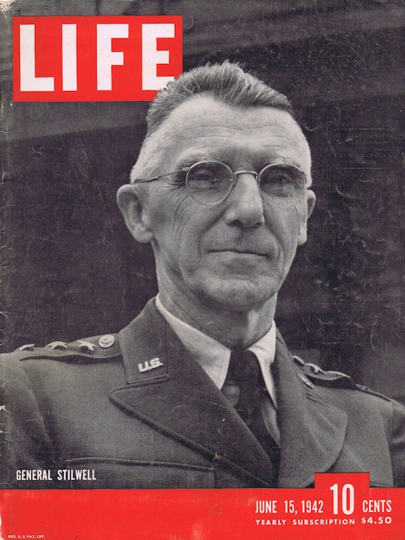 Lieutenant General Joseph W Stilwell Life Magazine Cover or Parker ‘51 Ink Pen Original Vintage Advertisement