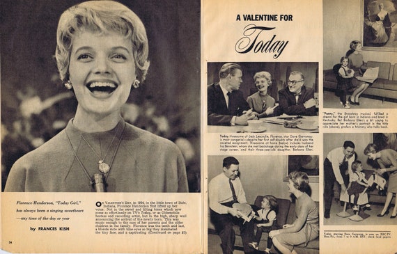 Young Florence Henderson Before the Brady Bunch 1960 Original Vintage Feature Story and Pictures