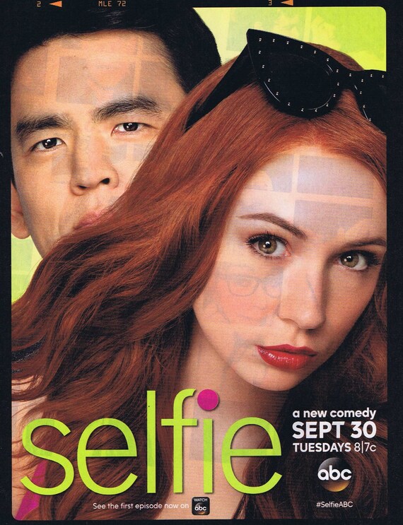 Selfie TV Series Premiere with Karen Gillan and John Cho 2014 Advertisement