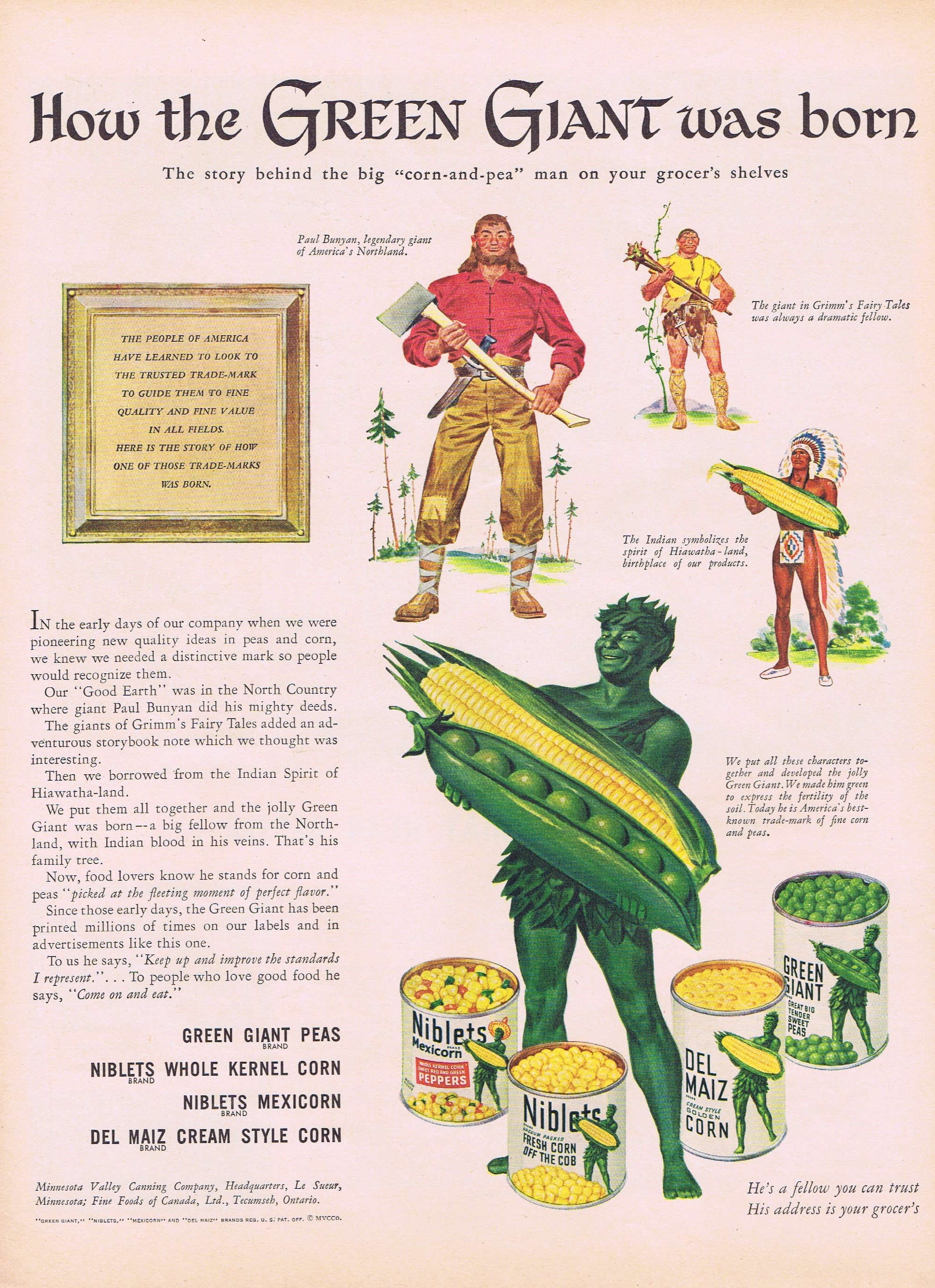 1946 How the Jolly Green Giant Was Born 