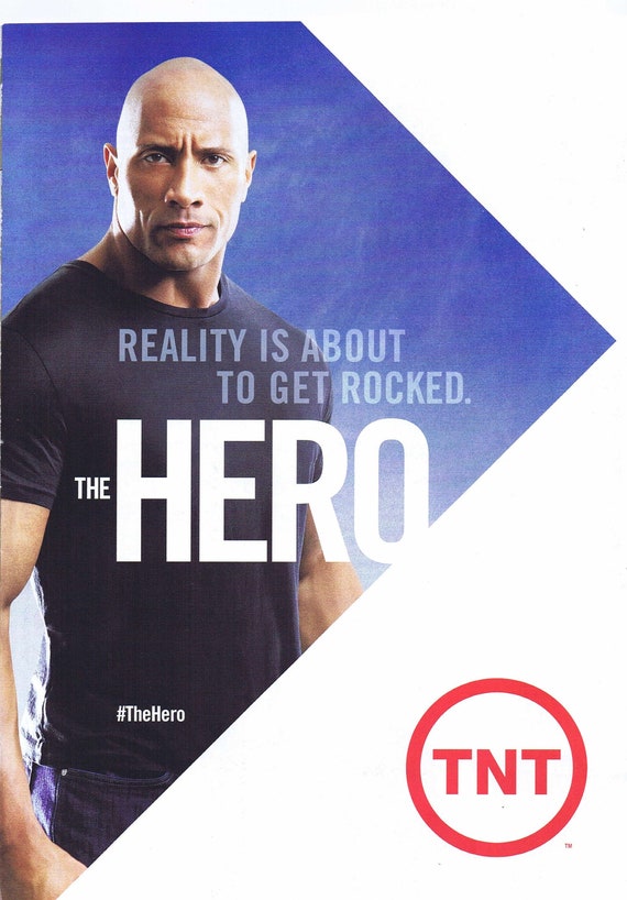 Dwayne “The Rock” Johnson July 16 2013 TNT Premiere Four Page Series Advertisement