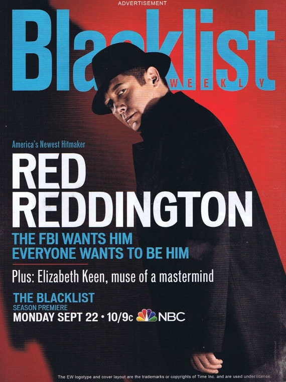 The Blacklist and Red Reddington Season Premier or The Voice New Season Original Advertisement