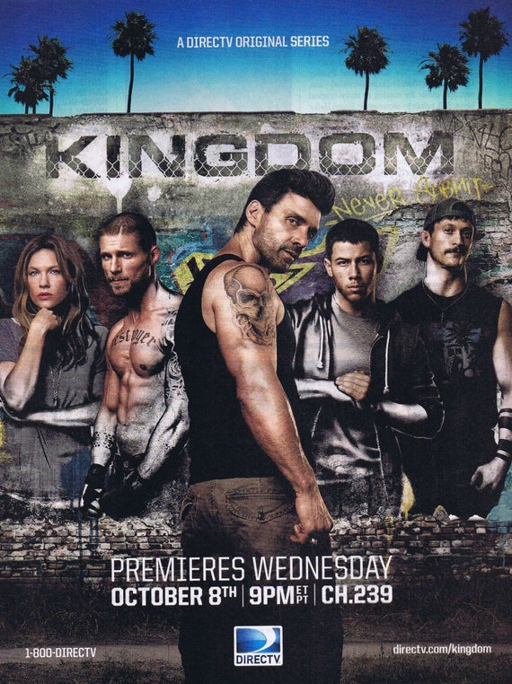 Kingdom TV Series with Frank Grillo, Kiele Sanchez and Matt Lauria 2014 Advertisement