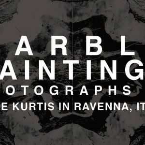 marble paintings [conceptual photography postcard set]