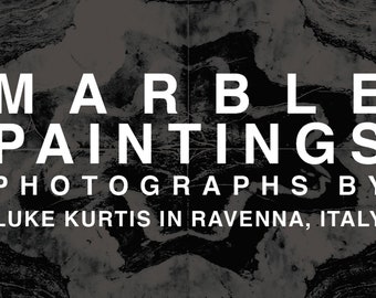 marble paintings [conceptual photography postcard set]