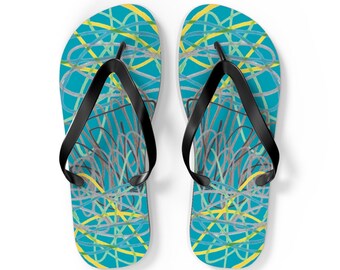 seaside magic flip flops