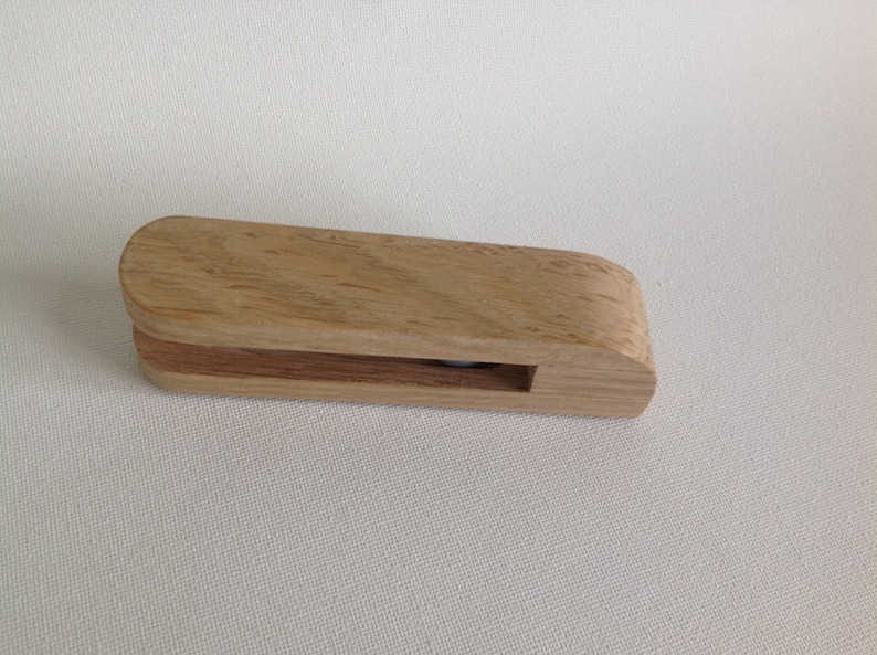 Solid oak magic marble towel holder tea towel holder hand Etsy