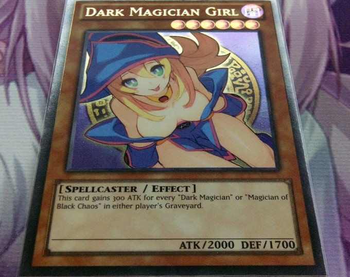 Sexy Dark Magician Girl #19 - ULTRA RARE Orica/Proxy - Fanmade Yugioh Cards. 