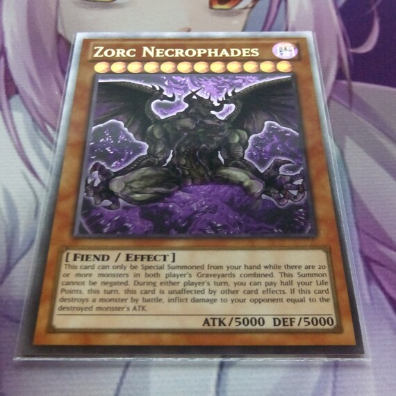 Items similar to Zorc Necrophades - ULTRA RARE Orica/Proxy - Fanmade Yugioh ...