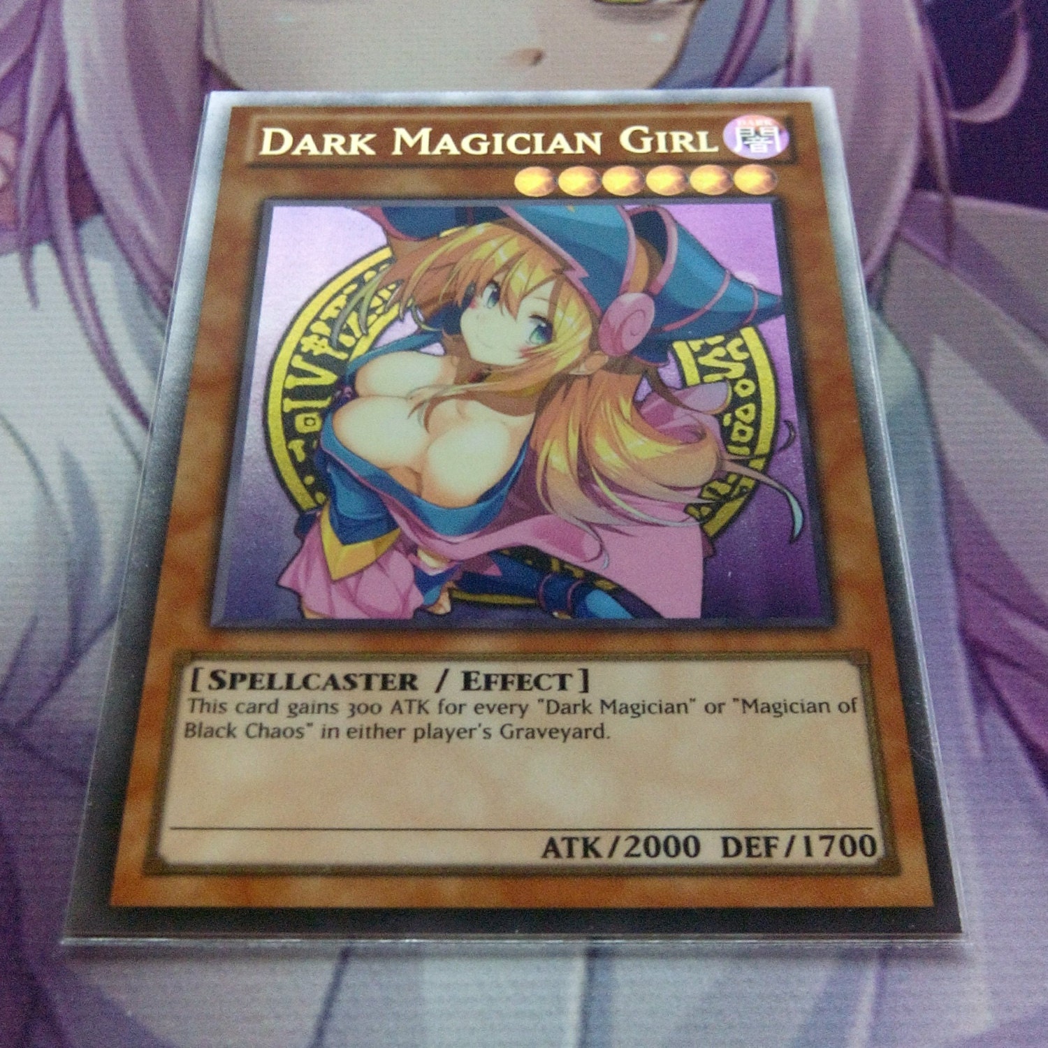 Dark Magician Girl 11 Ultra Rare Oricaproxy Fanmade Etsy 