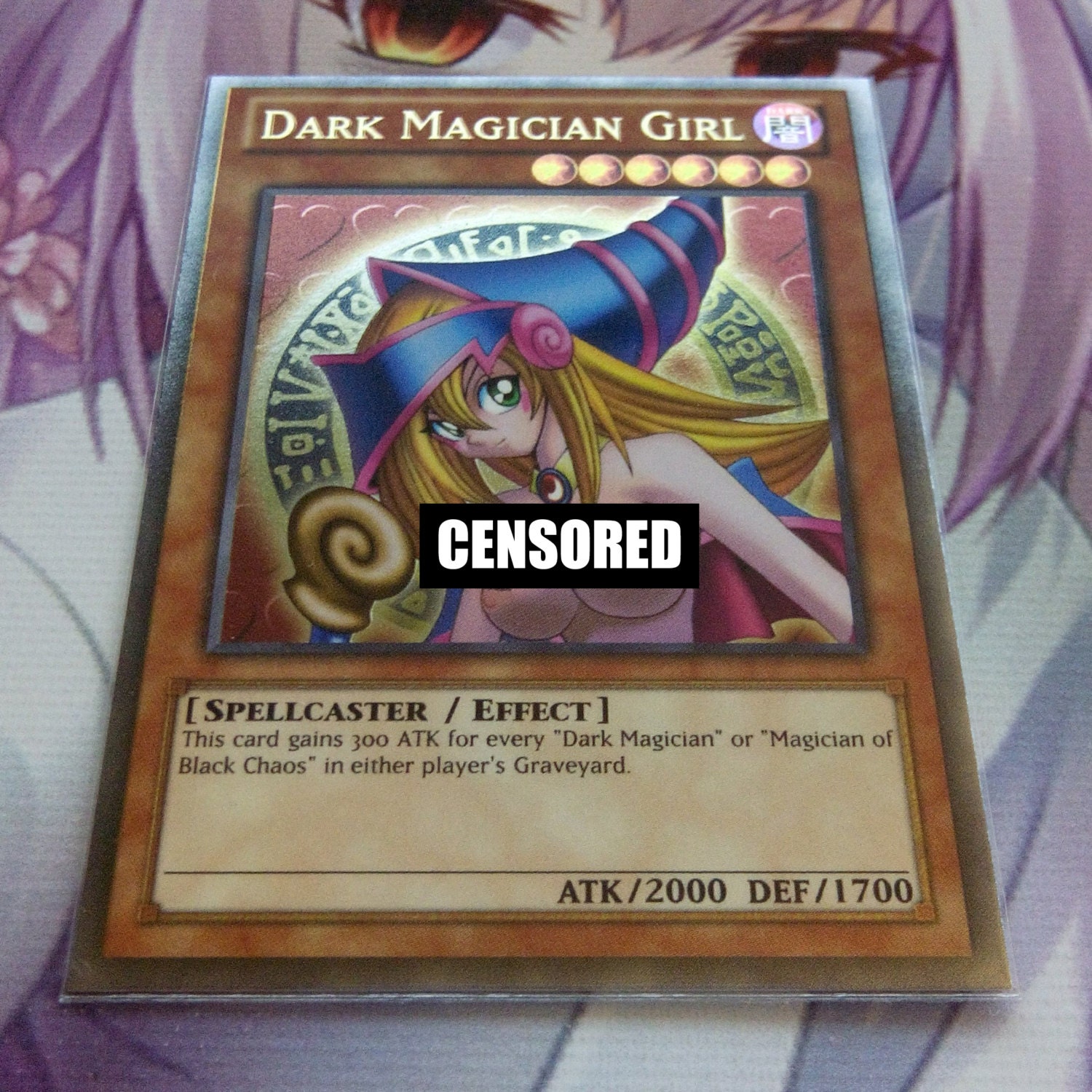 Dark Magician Girl Orica ENGLISH Super Rare Yugioh Custom.