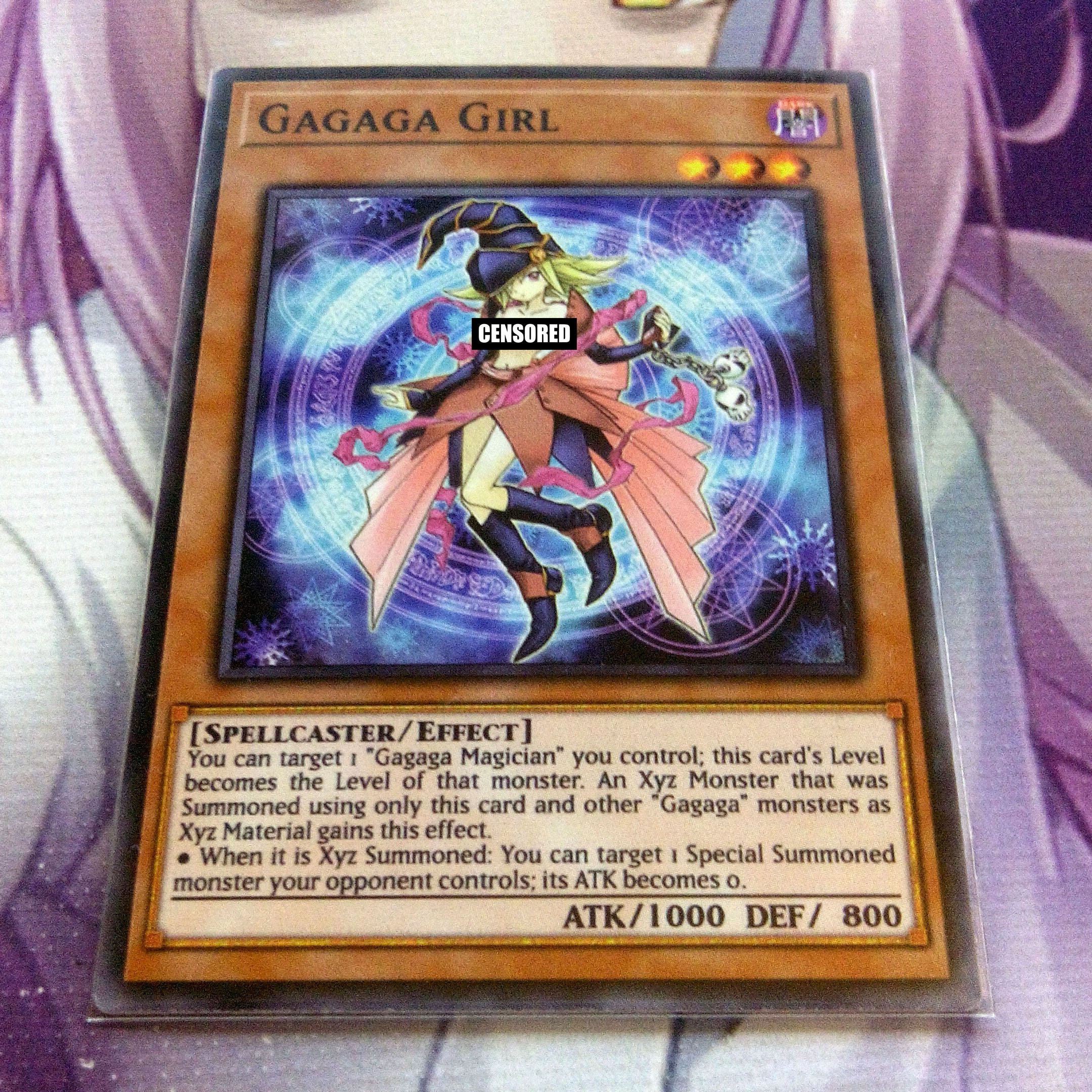 Sexy Gagaga Girl Common Orica Fanmade Yugioh Card Etsy 