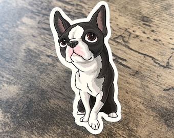 Boston Terrier - 3” sticker