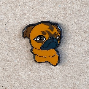 Griffon (Petit Brabançon) - Enamel Pin