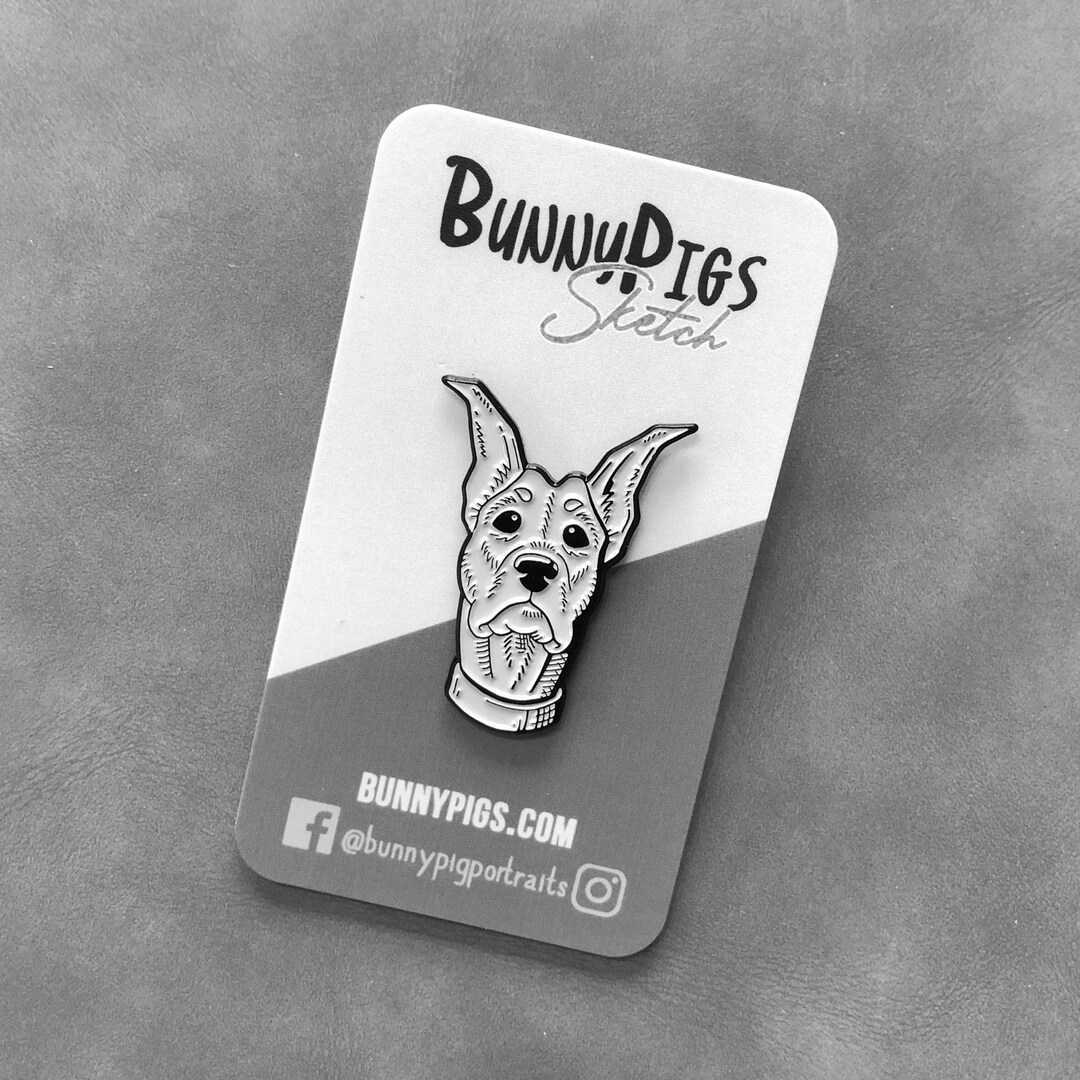 CLEARANCE - Doberman - Enamel Pin - Etsy