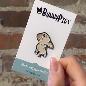 Bulldog Francés - Pin de esmalte - ¡4 colores para elegir!