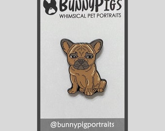 CLEARANCE - Frenchie - Enamel Pin