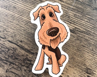 Airedale Terrier - 3” sticker