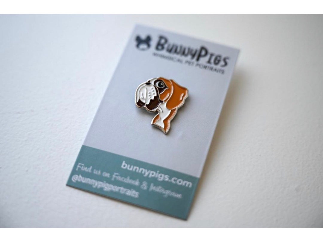CLEARANCE - Boxer Enamel Pin - Etsy