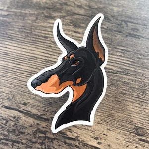 Doberman - 3” sticker