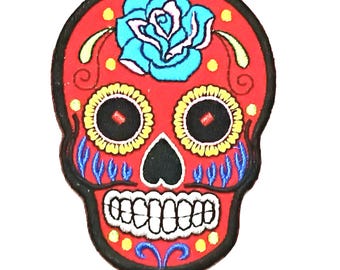 Psychedelische schedelpatch