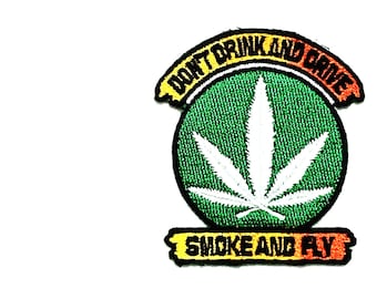 Rauch und Fliegen Aufnäher