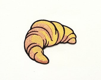 Croissant Iron-On Patch (7x6cm)
