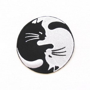 yin yang cats patch image 1