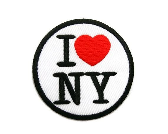 Toppa patch applicazione 472B ricamo New York