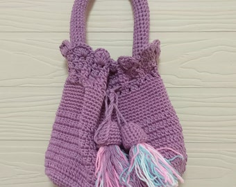 crocheted phone bag