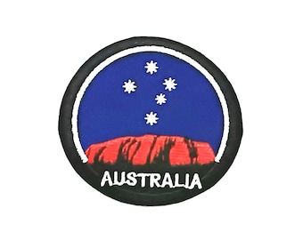 Australia Iron-On Patch: Souvenir Travel Applique (7cm)