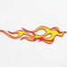 Flames Patch - Etsy