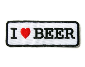 I love beer Aufnäher