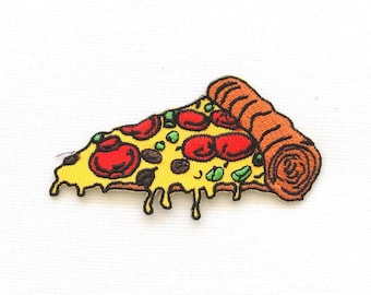 Parche termoadhesivo de rebanada de pizza