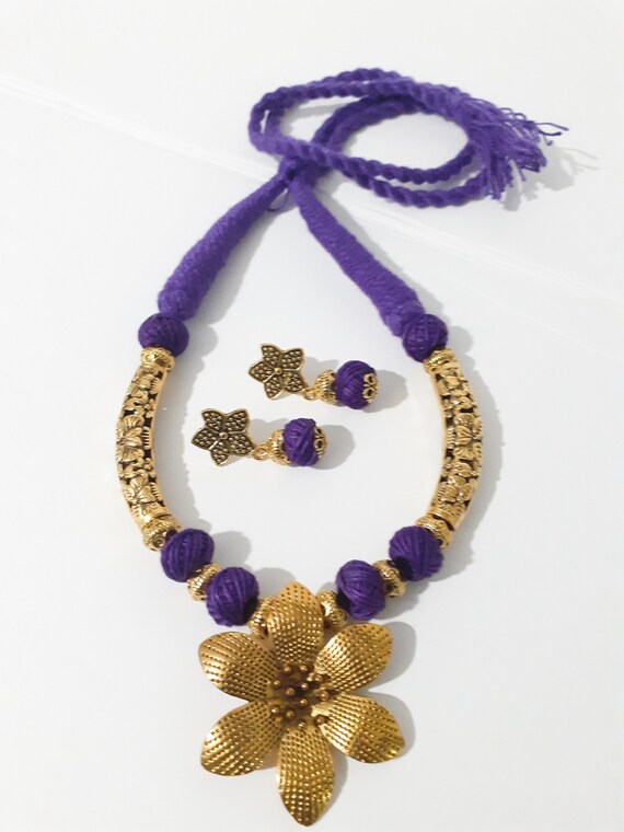 handmade thread jewellery