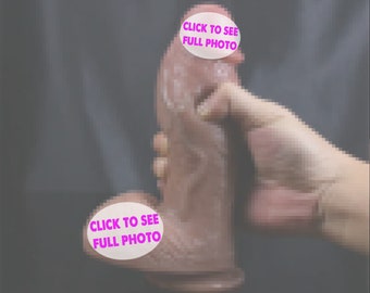 Sexy Foreskin Dildo, Large Dildo, Ultra Realistic Dildo, Fantasy Dildo, Skin Color realistic Cock, Liquid Silicone Dildos.