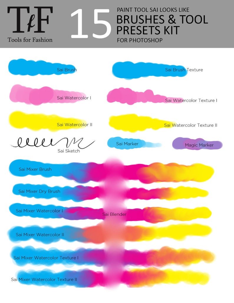sai brush textures