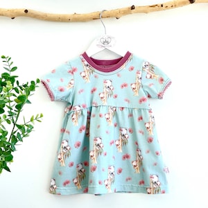 Cute koala bear dress baby infant toddler, Australian animal cotton dress for girls, Handmade gift new baby, Australian baby shower present
