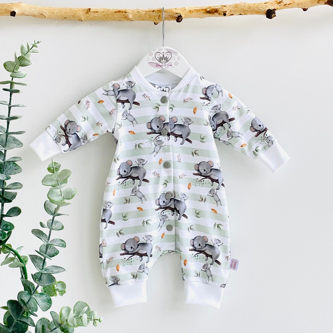 Baby Cartoon Koala Print Romper main image 1