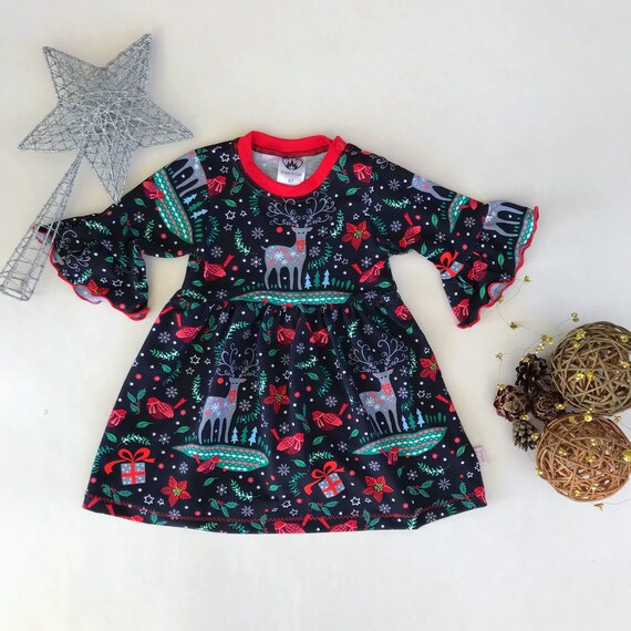 etsy baby christmas dress