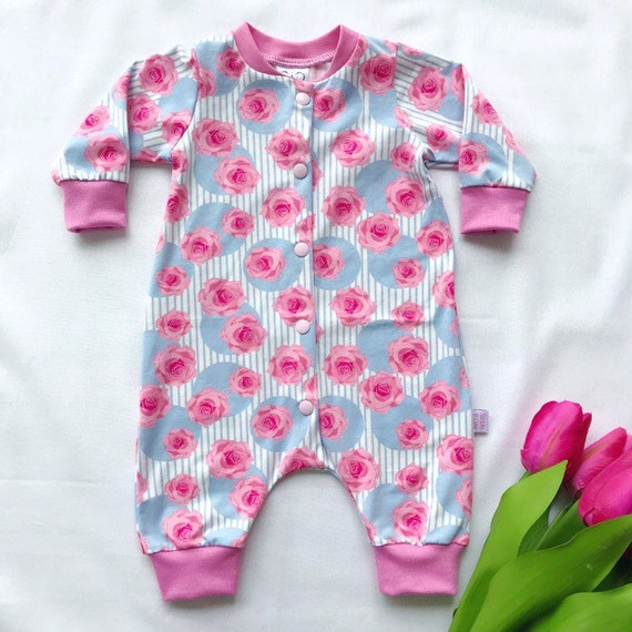 footless romper baby girl