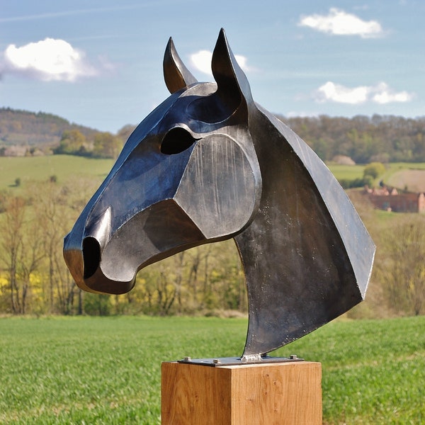 Patrones de esculturas de soldadura de cabeza de caballo (DIY) - DXF y PDF