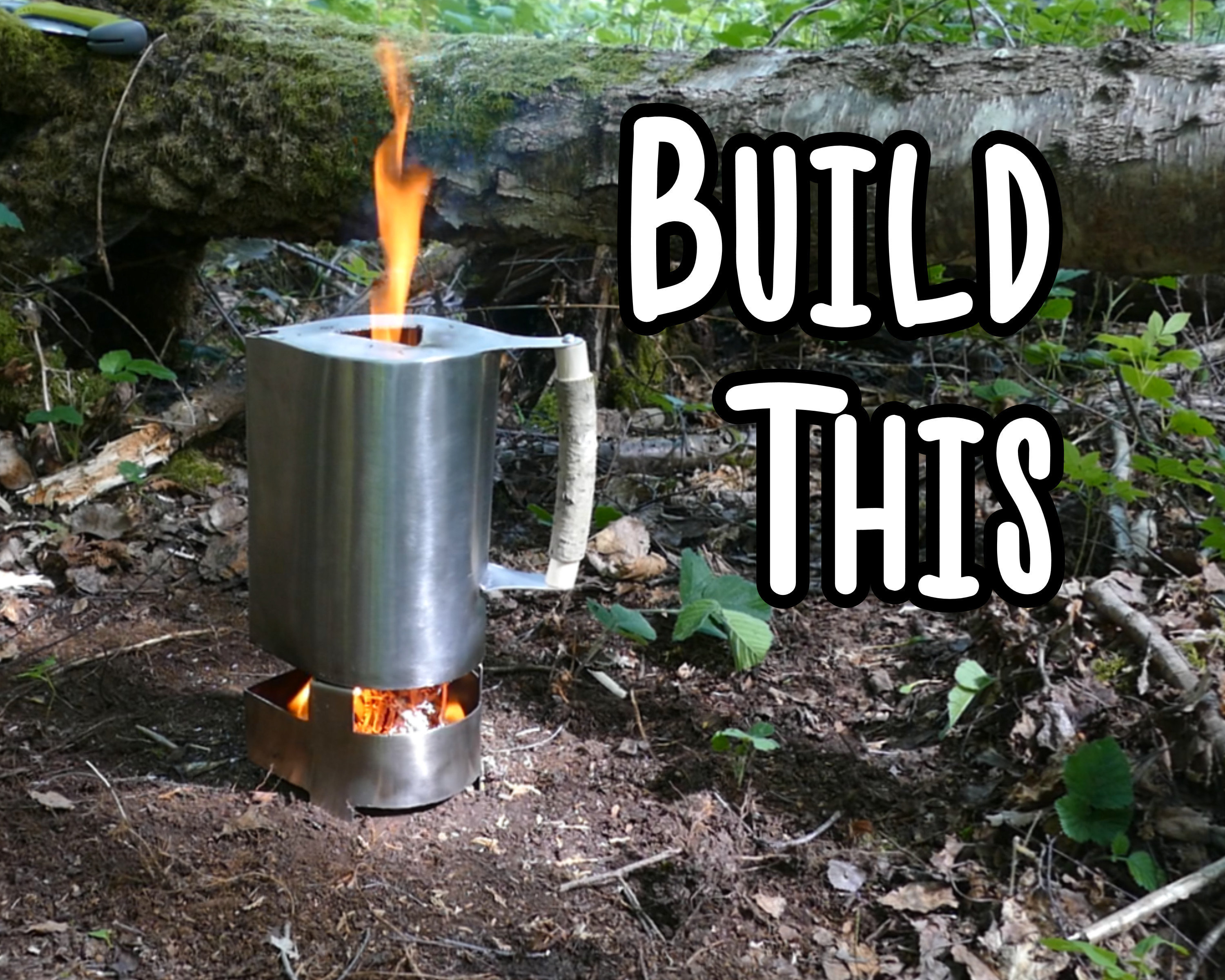 Hobo stove and tea  Wood gas stove, Camping meals, Camping stove